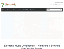 Tablet Screenshot of chrispidd.com